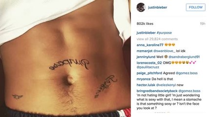 Justin Bieber Gets A New Tattoo