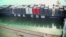 Le Havre    |   Le CMA-CGM Bougainville plus grand porte-conteneurs au monde - Marseille Bretagne Te