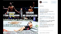 MMA update UFC fighters angry reactions to Nick Diaz 5 year suspension