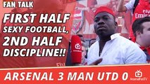 [Funny Video] First Half Sexy Football, 2nd Half Discipline!! | Arsenal 3 Man Utd 0