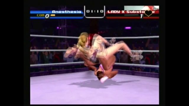 War of the Rumble Roses - Swimsuit Battle - Anesthesia vs Lady X Substance (RR)