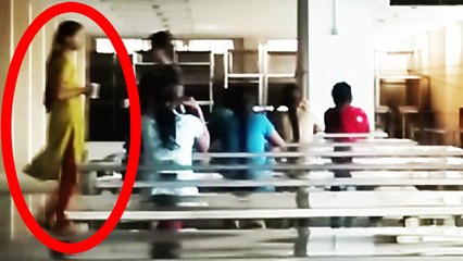 Real Ghost Caught Near Girls Watching TV