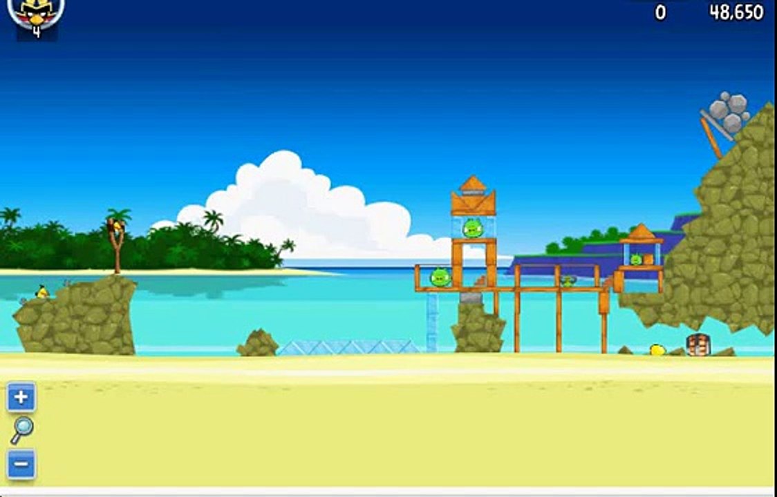 Angry Birds Surf and Turf Level 6 Score 101550