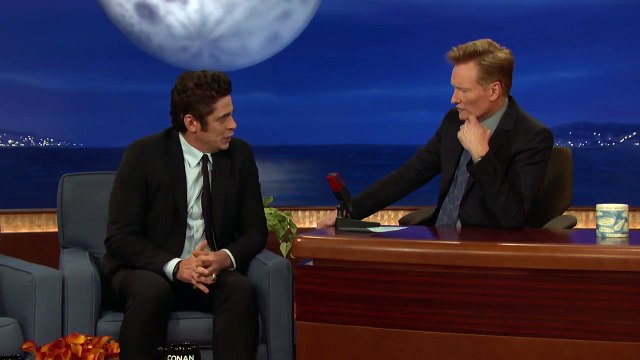 Benicio Del Toro's Disneyland Trip With Rod Stewart - CONAN on TBS