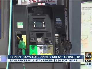 Expert says gas prices not going up