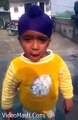 Funny Sardar Kid Singing Jana Gana Mana