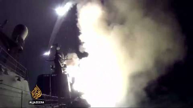Russian warships join Syria war