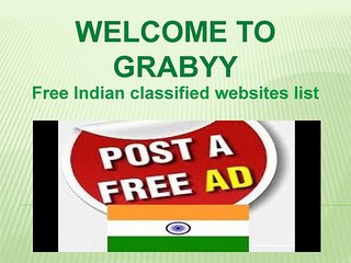 Free Indian classified websites list