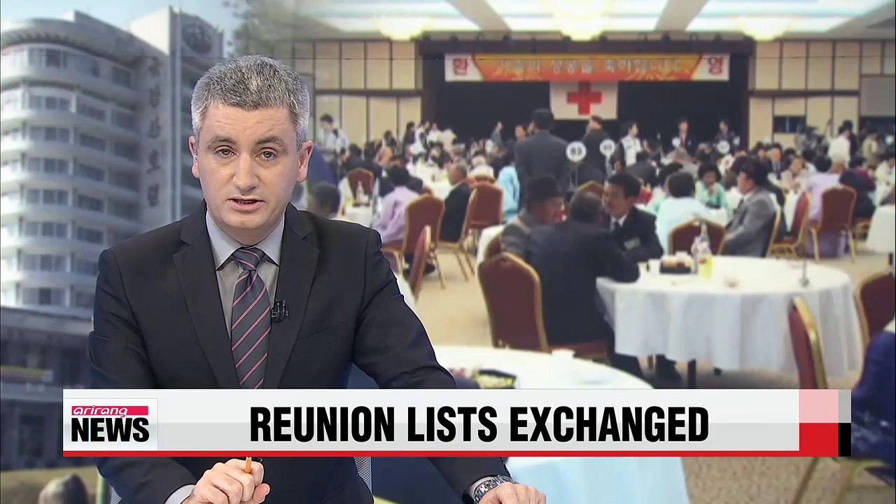 Koreas exchange final lists of 200 families to be reunited this month