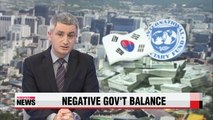 Korea to post government budget deficit in 2015: IMF