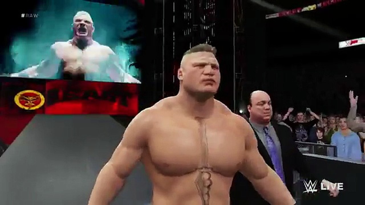 WWE 2K16 - Brock Lesnar's Entrance