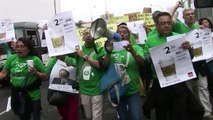 Marcha contra el Banco Mundial en Lima