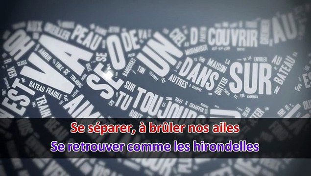 KARAOKE GILBERT MONTAGNÉ - On va s'aimer