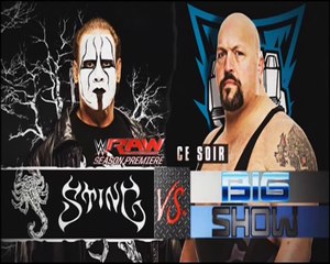 RTL9 RAW STING VS BIG SHOW