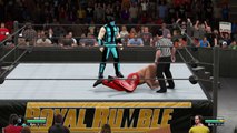 WWE 2K15 sub-zero v the great khali