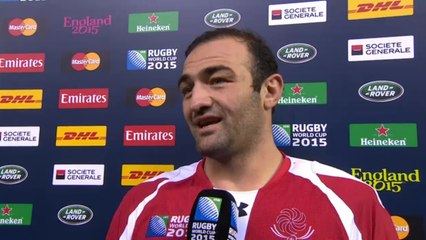 Gorgodze happy as Georgia qualify for RWC 2019