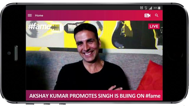 Singh Is Bliing Star Akshay Kumar's Philosophy of Life | Live & Exclusive on #fame