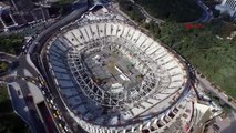Vodafone Arena'nın çatısı yükselmeye başladı!