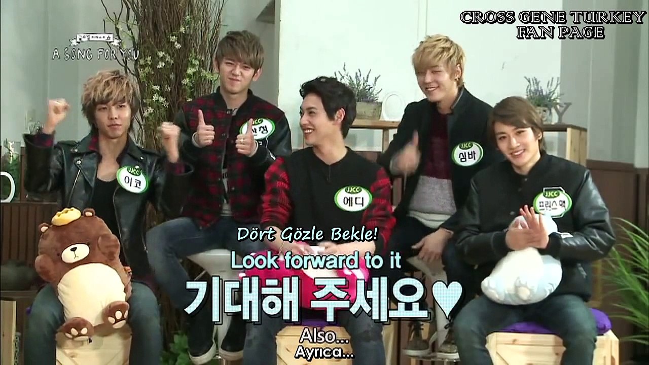 [TR SUB] ~Global Request Show - A Song For You 3~ - Ep.19 with Cross Gene & JJCC- Part2 Türkçe Altyazılı/Turkish sub