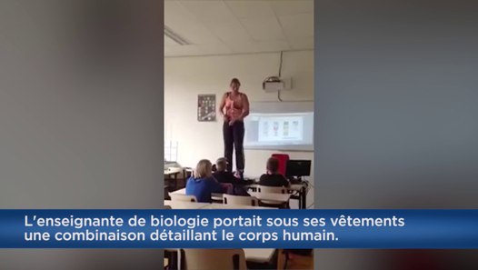 Une professeur se déshabille devant ses élèves - Vidéo ...