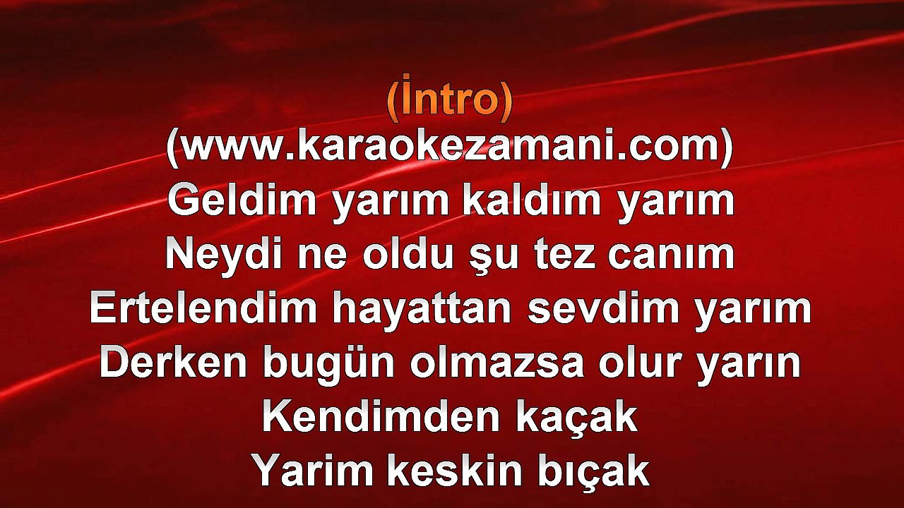 İbrahim Tatlıses - Keskin Bıçak - 2001 TÜRKÇE KARAOKE