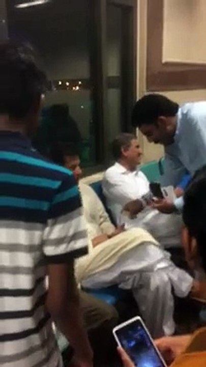 Imran Khan PTI at Lahore Airport