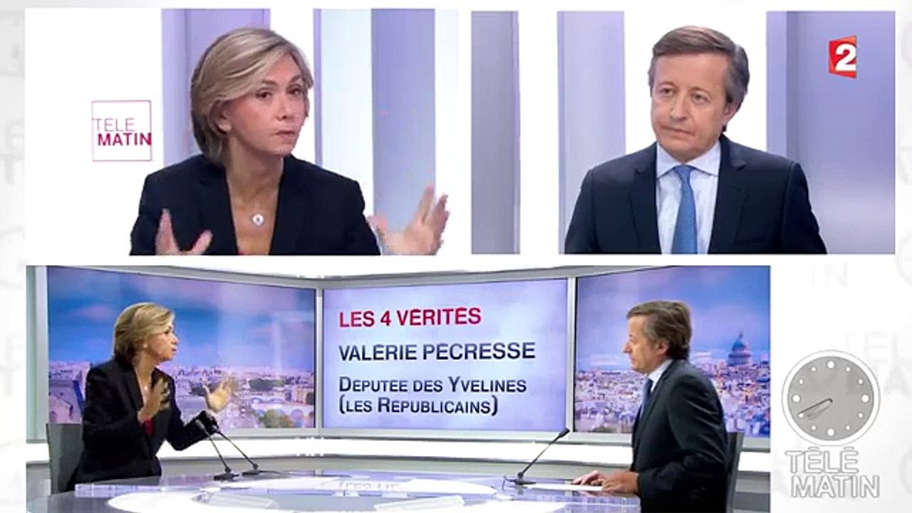 Valérie Pécresse invitée des 4 Vérités sur France 2 (le 08/10/15)