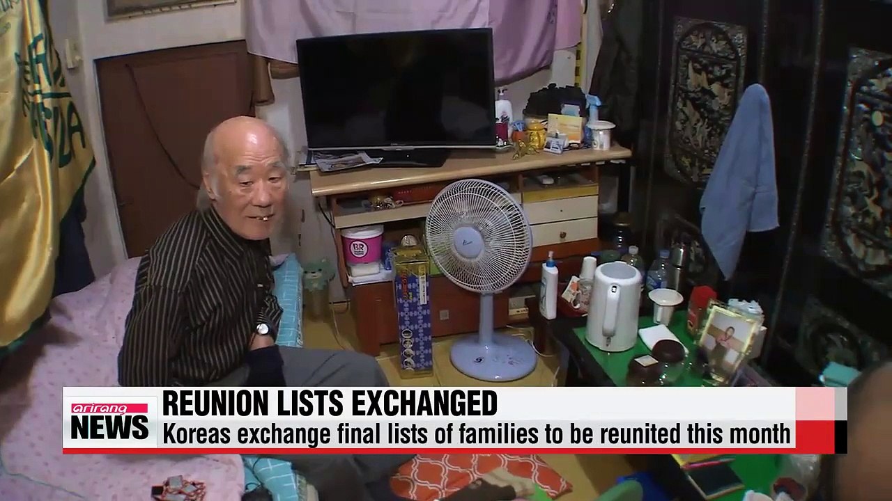 Koreas exchange final lists of families to be reunited this month