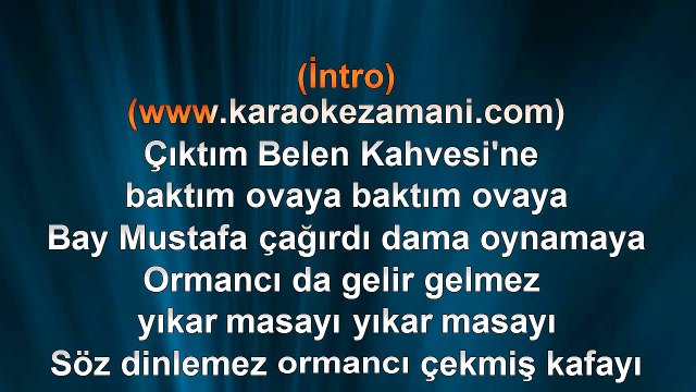 İbrahim Tatlıses - Ormancı - 1996 TÜRKÇE KARAOKE