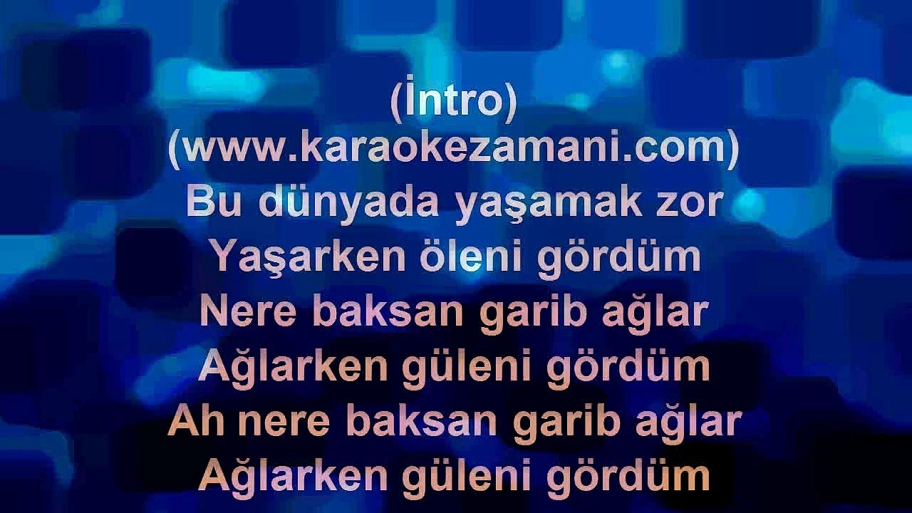 İbrahim Tatlıses - Neler Gördüm - 2008 TÜRKÇE KARAOKE