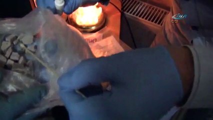 Narkotik operasyonu jandarma kamerasında