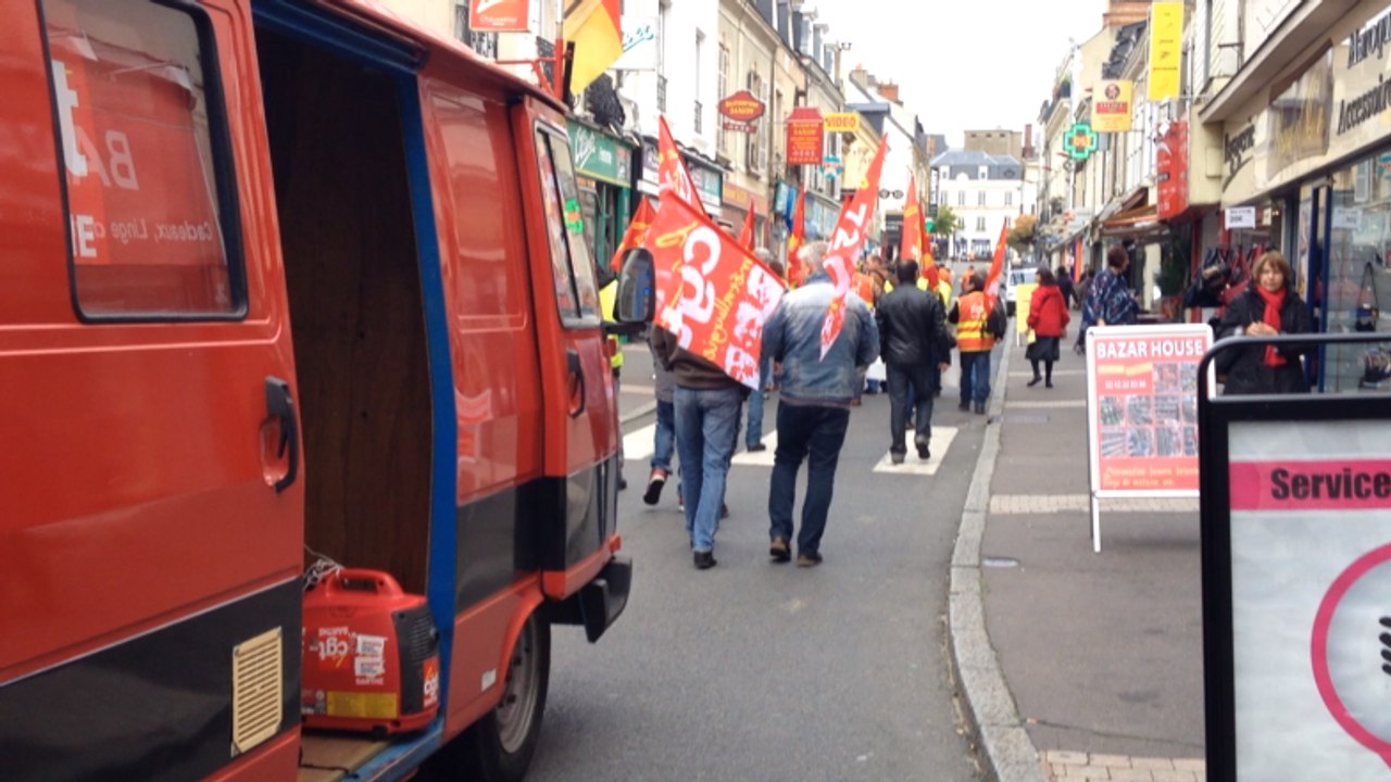 Le Mans: mobilisation interprofessionnelle CGT