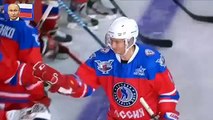 Poutine joue au hockey avec des stars de la NHL pour son 63ème anniversaire!