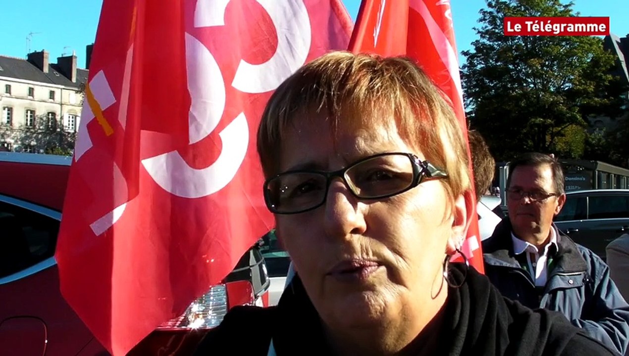 Quimper. 350 personnes manifestent pour défendre l'emploi