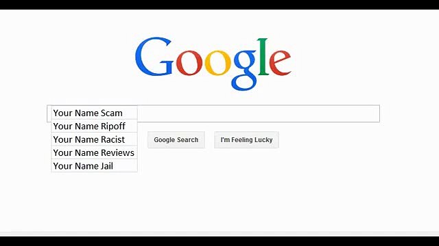 How to Remove Google Autocomplete Suggestions for Online Reputation Management - YouTube