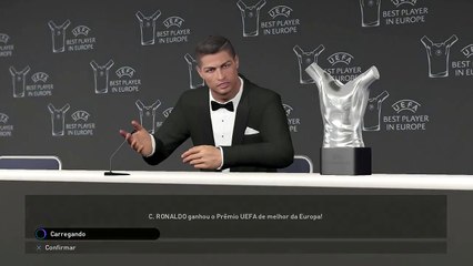 Cristiano Ronaldo UEFA Best Player in Europe 15-16 - PES 2016 - 60FPS