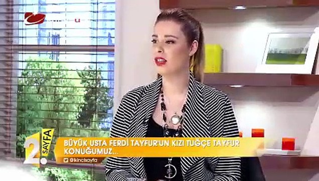 Ferdi Tayfur'un kızı Tuğçe Tayfur, 2.Sayfa'ya konuk oldu!