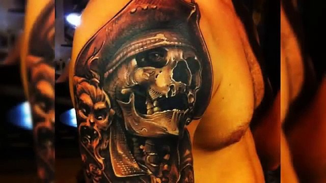 3D Skull Tattoo Designs - Best 3D Tattoos - Awesome Tattoos - Amazing Tattoo Ideas