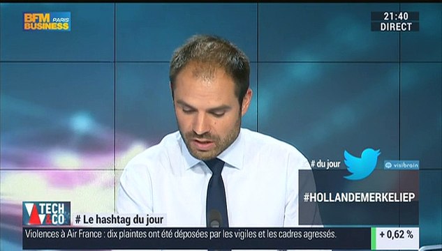 Le Hashtag du jour: 11 690 tweets sur le discours commun de François Hollande et Angela Merkel au Parlement européen - 07/10