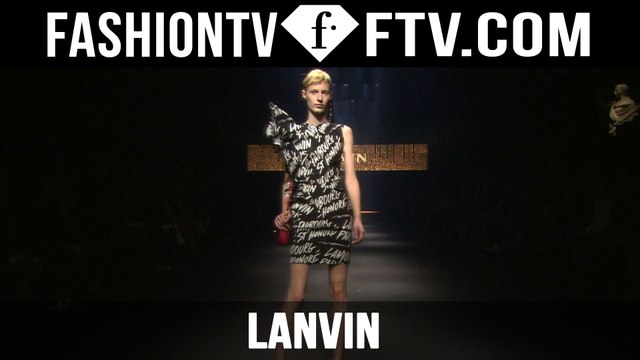 Lanvin Spring/Summer 2016 Collection at Paris Fashion Week | PFW | FTV.com