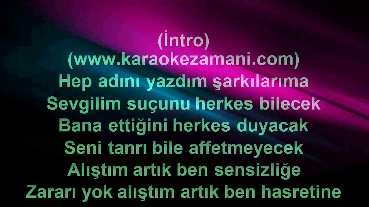 İbrahim Tatlıses - Seni Yakacaklar - 1989 TÜRKÇE KARAOKE