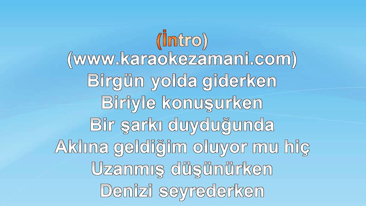 İbrahim Tatlıses - Tamam Aşkım - 2004 TÜRKÇE KARAOKE