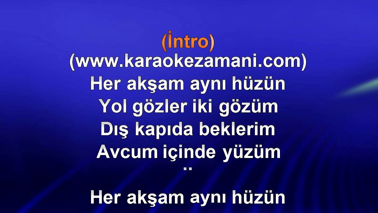 İbrahim Tatlıses - Türlü Türlü - 2007 TÜRKÇE KARAOKE