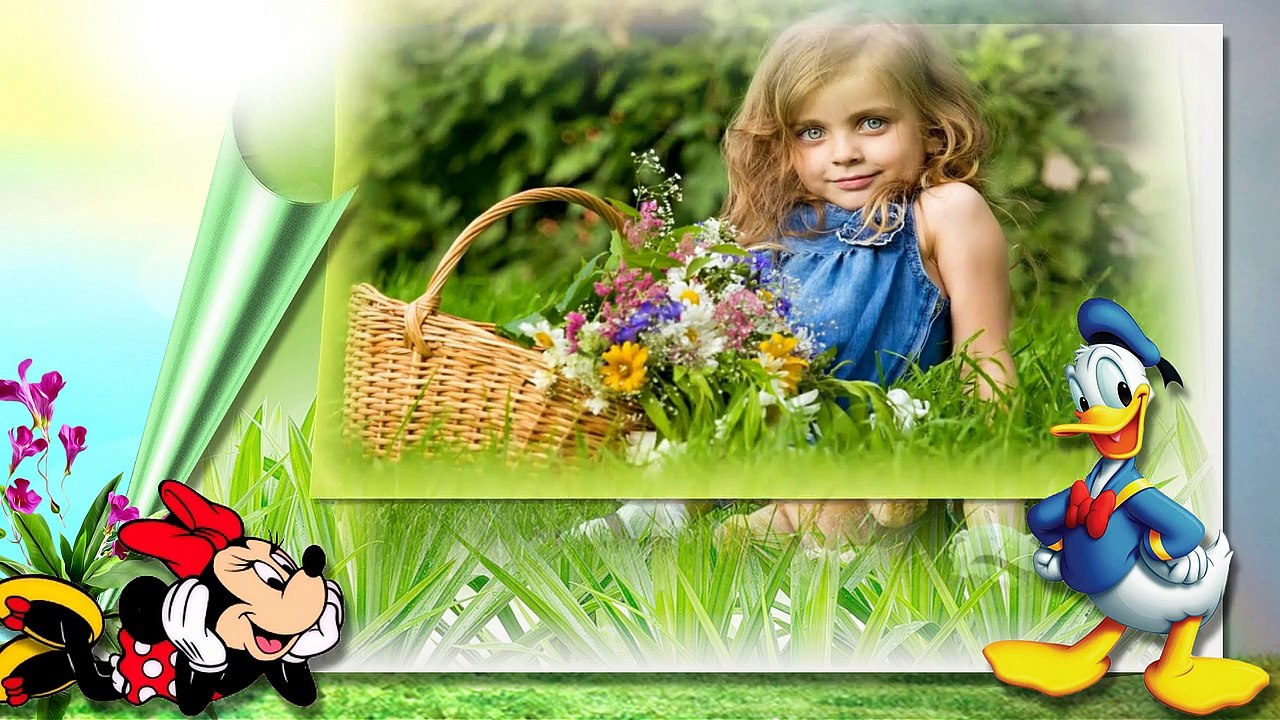 Детское слайд шоу из фотографий "Микки Маус"