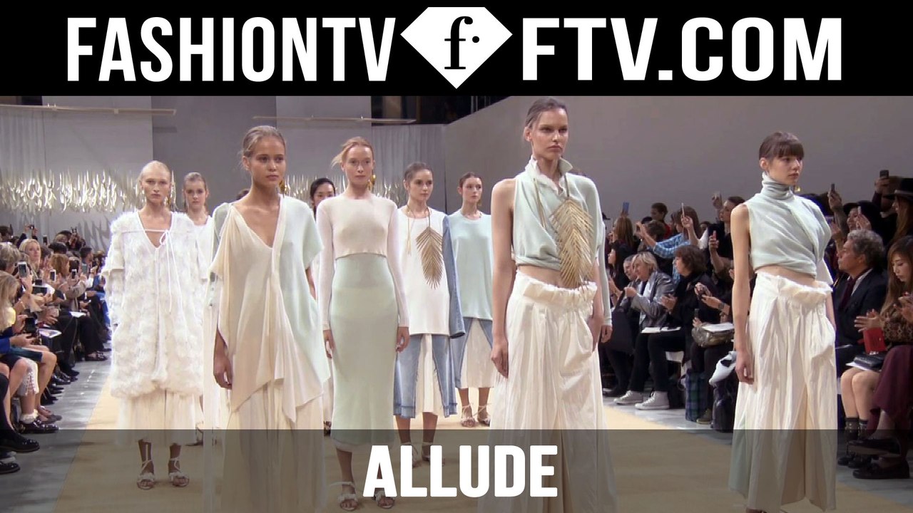 Allude Spring 2016 Ready-to-Wear at Paris Fashion Week | PFW | FTV.com