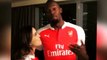 Manchester United Fan Usain Bolt Forced To Wear An Arsenal Shirt After Losing Bet