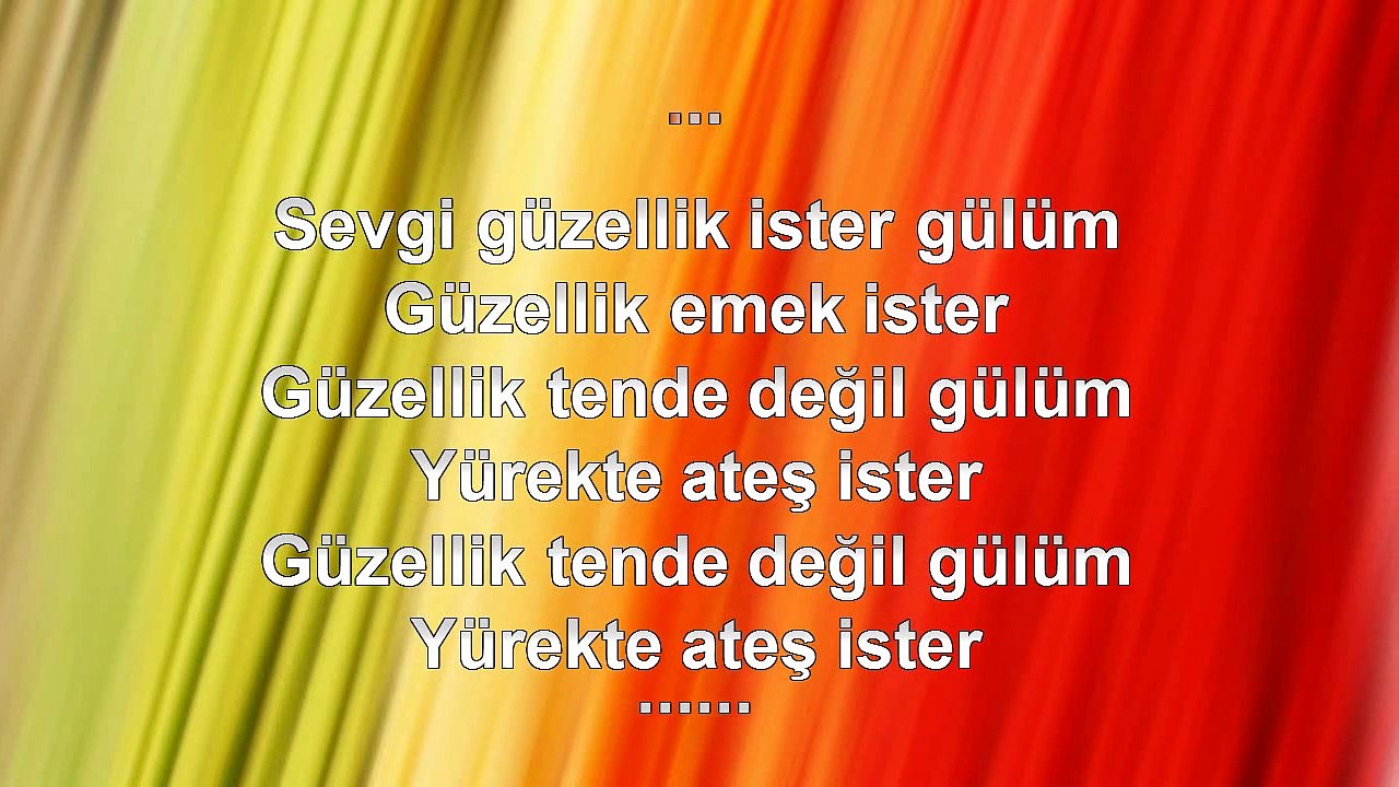 İlkay Akkaya - Sevgi Güzellik İster - 2002 TÜRKÇE KARAOKE