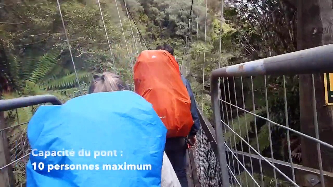 4 Français tombent d'un pont suspendu