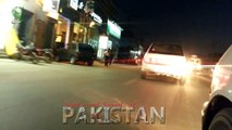 Lahore DHA car drive Worm's-Eye View
