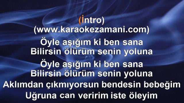 İsmail YK - Ya Senin Olurum - 2013 TÜRKÇE KARAOKE